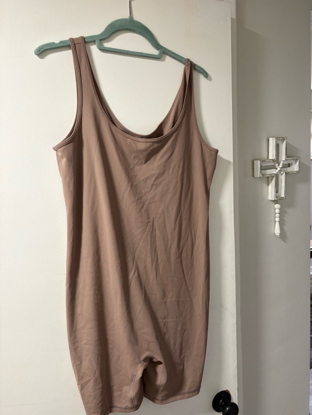 Short Unitard Maternity Jumpsuit Scoopneck - Nude Size L- Target Ingrid Isabel